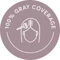 100% Gray Coverage